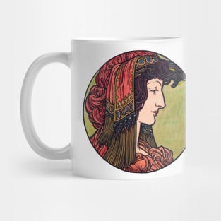 Alphonse Mucha - Stained Glass Mug